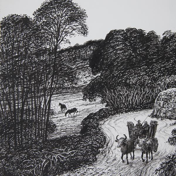 De regreso de las faenas 